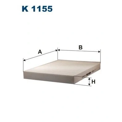 Bilde av FILTRON K 1155 Kupéfilter Partikkelfilter 277 218 34 VOLKSWAGEN: Multivan 5 (7HM, Transporter Bus, 5, AUDI: Q7