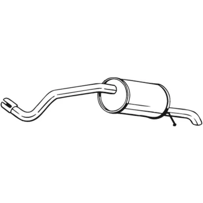 Bilde av sluttlyddemper, skoda fabia kombi iii, 6V9253609C