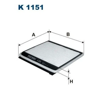 Bilde av FILTRON K 1151 Kupéfilter Partikkelfilter 223 227 19