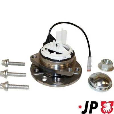 Bilde av JP GROUP 1241401100 Hjulnav 5 med integrert ABS sensor, hjullager tilleggsmateriale framaksel venstre, høyre