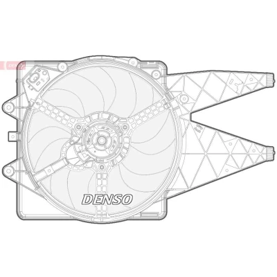 Bilde av DENSO DER09092 Kjølevifte 405 12 300