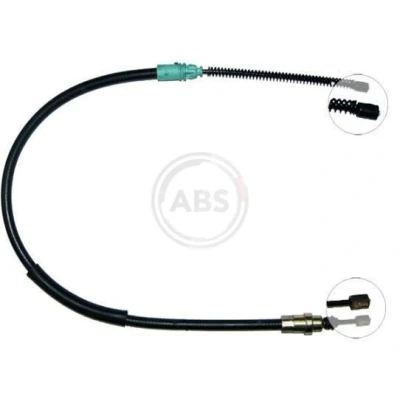 Bilde av A.B.S. K16748 Bremsekabel 750 Trommelbrems for høyre/venstre ratt PEUGEOT: 406 Stasjonsvogn, Sedan