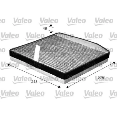 Bilde av VALEO CLIMFILTER PROTECT 715571 Kupéfilter Karbonfilter 278 244 39 VOLVO: V70 2, XC70 I Cross Country, XC90