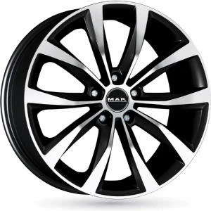 Bilde av MAK Wolf Black Machined Face 7.5x17 5/114.3 ET48 B76