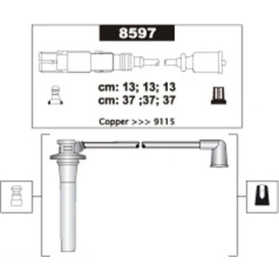 Bilde av MAGNETI MARELLI 941318111303 Pluggledninger