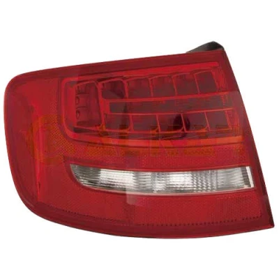 Bilde av ABAKUS 446 1923L UE Baklykter venstre ytre del LED, W16W, PY21W Rød uten pæreholder, lyspære AUDI: A4 B8 Avant, Sedan