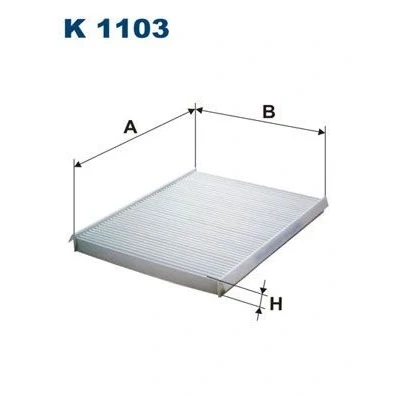 Bilde av FILTRON K 1103 Kupéfilter Partikkelfilter 230 180 21 FIAT: BRAVO 2, LANCIA: DELTA 3
