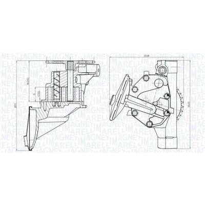 Bilde av Oljepumpe MAGNETI MARELLI 351516000101