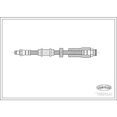 Bilde av CORTECO 19025840 Bremseslange framaksel 465 FIAT: Ducato II Van
