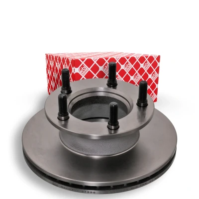 Bilde av FEBI BILSTEIN 07396 Bremseskiver framaksel 263 24 140 innvendig ventilert belagt med hjulfestebolt