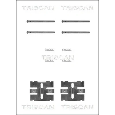 Bilde av Tilbehørsett, skivebremse belegg TRISCAN 8105 271206