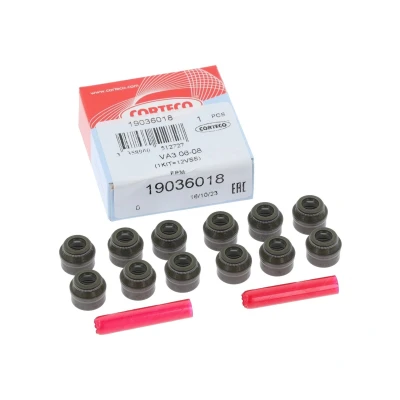 Bilde av CORTECO 19036018 Tetningssett, ventilstamme FPM (fluor kautsjuk) AUDI: A4 B8 Avant, B5 B6 VOLKSWAGEN: Polo V Hatchback, Golf 5