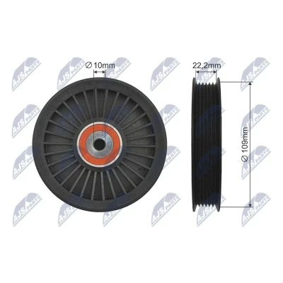 Bilde av Løpehjul, kilerem, chevrolet,mercedes benz,opel,vauxhall, 13 40 827, 55350960, 611 234 01 93, 02 63 551, 90529913