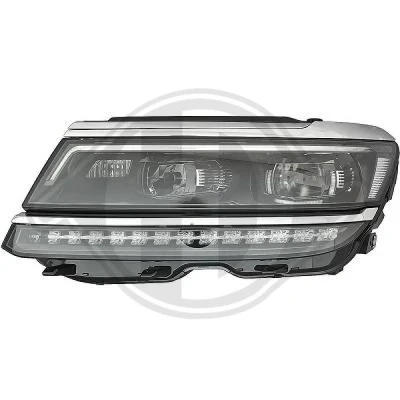 Bilde av DIEDERICHS 2256085 Frontlykter venstre LED 12V transparent oransje for høyrekjøring Priority Parts