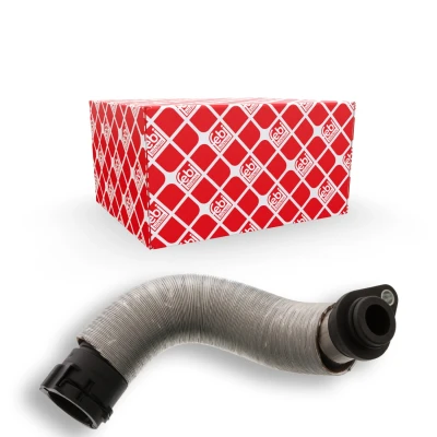 Bilde av FEBI BILSTEIN 45281 Radiatorslange høyre oppe EPDM (etyl propylen dien gummi) med varmebeskyttelsesrør, tetningsring BMW: 5 Sedan, 1 Hatchback