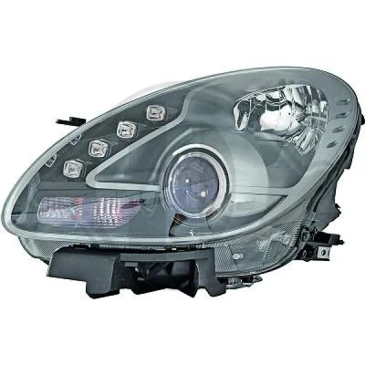 Bilde av DIEDERICHS 3042083 Frontlykter venstre H7, P27W, H7/H1, H1 LED med motor for høydejustering hovedlys ALFA ROMEO: Giulietta Hatchback