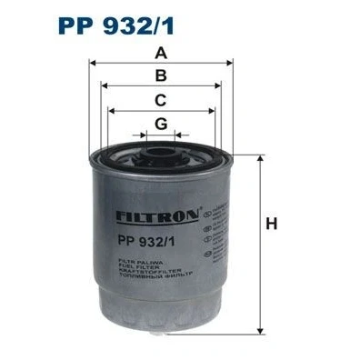 Bilde av Drivstoffilter, volvo s60 i, s80 v70 ii, xc70 cross country xc90 van 31261191, 8624522, 8683212