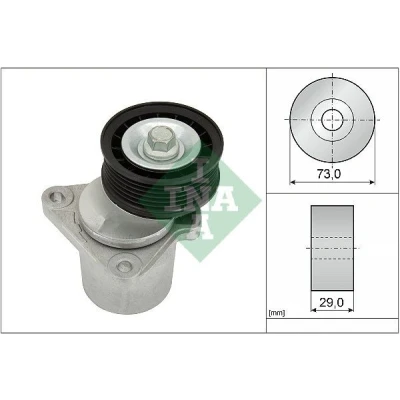 Bilde av INA 534 0128 20 Spennarm, kilerem med ribber FORD: MONDEO 4 Turnier, 4, VOLVO: V70 3