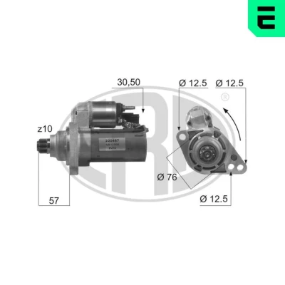 Bilde av Starter, skoda,vw, 0AH 911 023 A, D,
