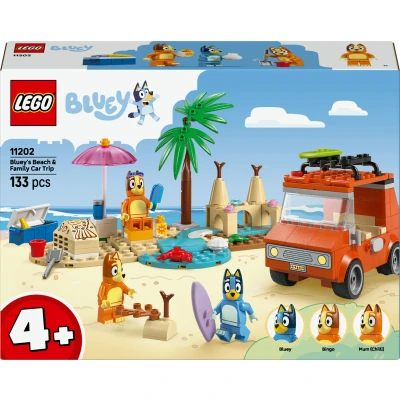 Bilde av Bluey og familiens biltur til stranden