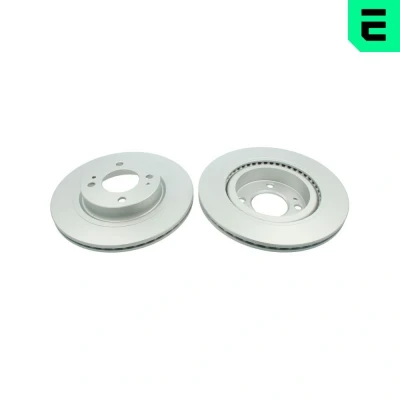 Bilde av OPTIMAL Bremseskive MITSUBISHI: Mirage / Space Star Hatchback framaksel 17mm 4/6 ventilert belagt BS 9382C 4615A129 Bremseskiver, Skivebremser