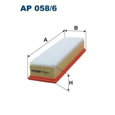 Bilde av FILTRON AP 058/6 Luftfilter 65 102 354 Filterinnsats PEUGEOT: 307 SW, Hatchback, Stasjonsvogn, CITROËN: C4 I Coupé