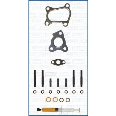 Bilde av AJUSA JTC11040 Monteringssett, lader with studs, syringe oil med tetning montageanvisning OPEL: Astra H GTC, Combo C Varebil / Stasjonsvogn