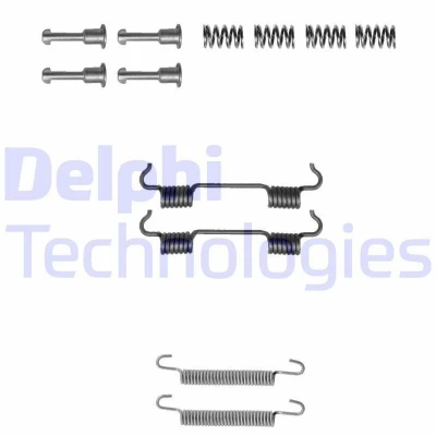 Bilde av DELPHI LY1297 Teilbehørsett, parkeingsbremse sko BMW: 1 Hatchback, 3 Touring, Sedan