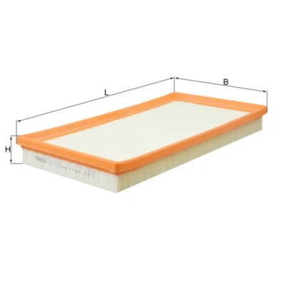 Bilde av MAHLE ORIGINAL LX 1818 Luftfilter 37,1 171 337,0 Filterinnsats KIA: CARENS 2