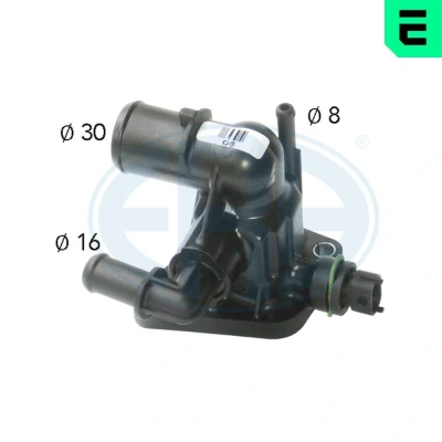 Bilde av ERA 350144A Termostat 88C med tetning sensor plast kapsling OPEL: Astra J Hatchback, Meriva B, FIAT: Doblo II Varebil / Stasjonsvogn