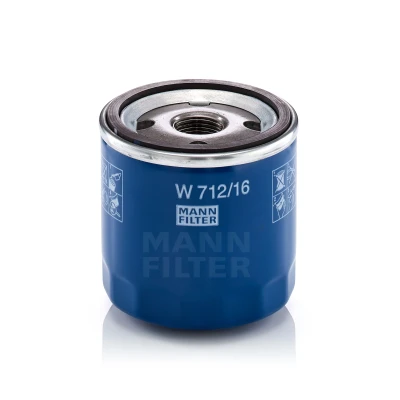 Bilde av MANN FILTER W 712/16 Oljefilter M 20 X 1.5 med en retursperreventil Påskruingsfilter ALFA ROMEO: 156 Sportwagon, GTV, 166, FIAT: Barchetta