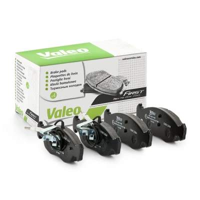 Bilde av VALEO 301038 Bremseklosser FIRST framaksel inkl. slitasjevarselkontakt uten antiskrike blikk PEUGEOT: 306 Hatchback