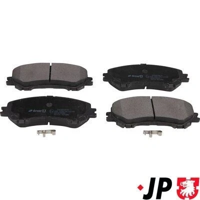 Bilde av JP GROUP 4063604810 Bremseklosser framaksel med akustisk slitasjevarsel NISSAN: Qashqai 2, X Trail, RENAULT: Kadjar