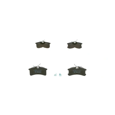 Bilde av BOSCH 0 986 494 274 Bremseklosser Low Metallic med akustisk slitasjevarsel TOYOTA: Avensis I Sedan, Corolla VIII Liftback, Stasjonsvogn