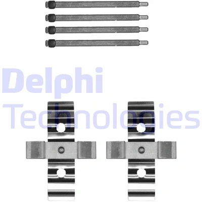 Bilde av DELPHI LX0702 Tibehørsett, skivebremse belegg TESLA: Model S, X, VOLVO: V70 2, S60 I