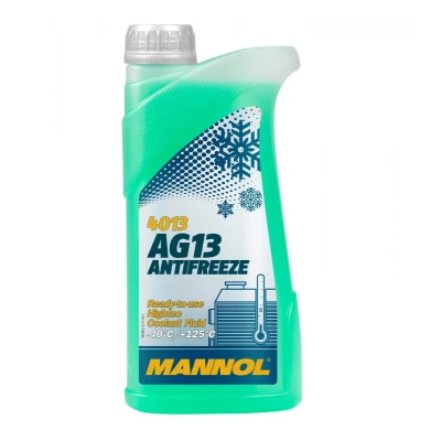 Bilde av MANNOL AG13 Hightec MN4013 1 Frostvæske G11 grønn VOLKSWAGEN: Multivan 5 (7HM, Passat B6 Variant, Transporter 5, AUDI: A4 B8 Avant, Sedan
