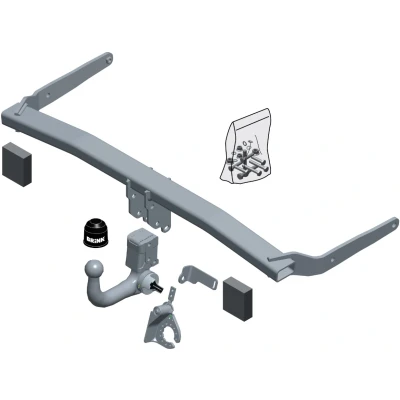 Bilde av Tilhengerfeste, avtakbart, audi a3 sportback, seat leon, leon sportstourer, vw golf viii, variant viii