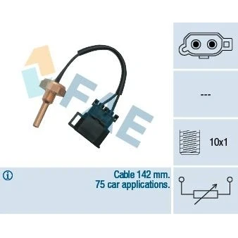 Bilde av EPS 1.830.110 Kjølevæsketemperatursensor Made in Italy OE Equivalent VOLVO: 850 Stasjonsvogn, V70 I
