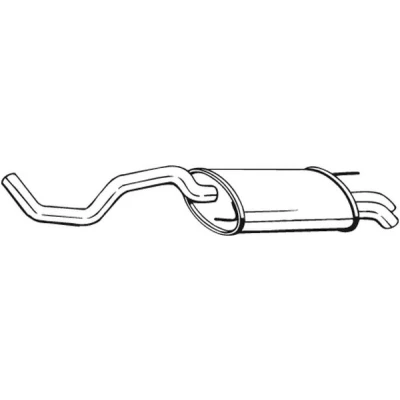 Bilde av sluttlyddemper, vw polo, polo iii, 6N0253609AD, 6N0253609F, JZW253609AF