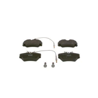 Bilde av BOSCH 0 986 492 090 Bremseklosser Low Metallic med integrert slitasjesensor montageanvisning, antihyle blikk, skruer