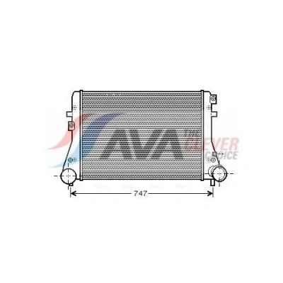 Bilde av PRASCO VNA4306 Ladeluftkjøler VOLKSWAGEN: Caddy 4 Kasten, 3, Passat B6 Variant