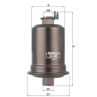Bilde av MAHLE ORIGINAL KL 435 Drivstoffilter ledningsfilter TOYOTA: CARINA 2, Avensis I Stasjonsvogn, Camry IV Sedan, LEXUS: RX