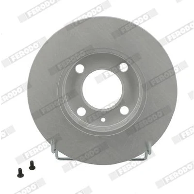 Bilde av FERODO PREMIER Coat+ disc DDF812C Bremseskiver 239 18 4 ventilert belagt med skruer VOLKSWAGEN: Polo III Hatchback