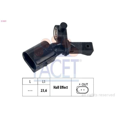 Bilde av ABS sensor FACET 21.0221