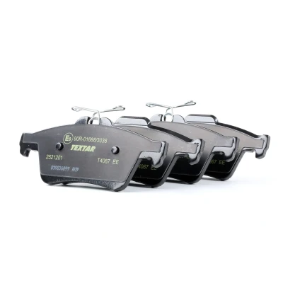 Bilde av TEXTAR 2521201 Bremseklosser ikke klargjort for slitasjeindikator FORD: FOCUS 3, Transit Connect V408 Van, KUGA 2, VOLVO: V40 Hatchback, V50, C30