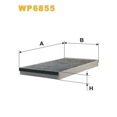 Bilde av WIX FILTERS WP6855 Kupéfilter Karbonfilter 282 167 26 VOLVO: V70 I, 850 Stasjonsvogn, Sedan