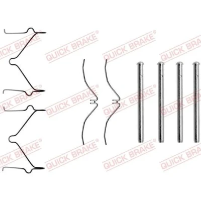Bilde av QUICK BRAKE 109 1124 Tibehørsett, skivebremse belegg MAZDA: 323 C IV Hatchback