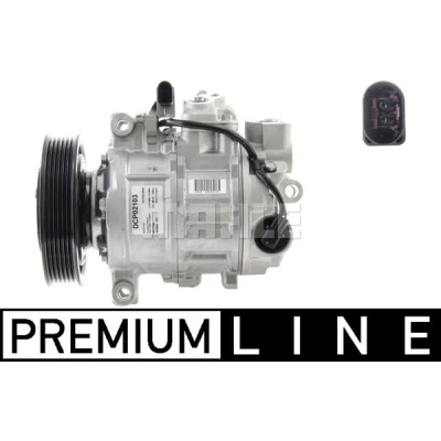 Bilde av MAHLE ORIGINAL ACP 640 000P Kompressor 6SEU14C 12 PAG 46 R 134a AUDI: A6 C7 Avant