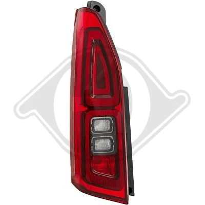 Bilde av DIEDERICHS 4014891 Baklykter venstre P21/5W, PY21W, P21W CITROËN: Berlingo Van, II TOYOTA: Proace City Van
