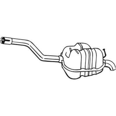 Bilde av sluttlyddemper, vw golf variant v, vi, jetta iii, 1K5253609BC, 1K5253609J